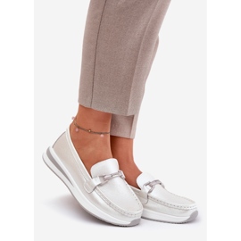 Damenleder-Laibers S.Barski GR51-598 Perle silber- 1