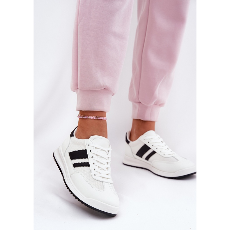 Evento Frauen -Turnschuhe mit Öko -Wildleder weiß 2