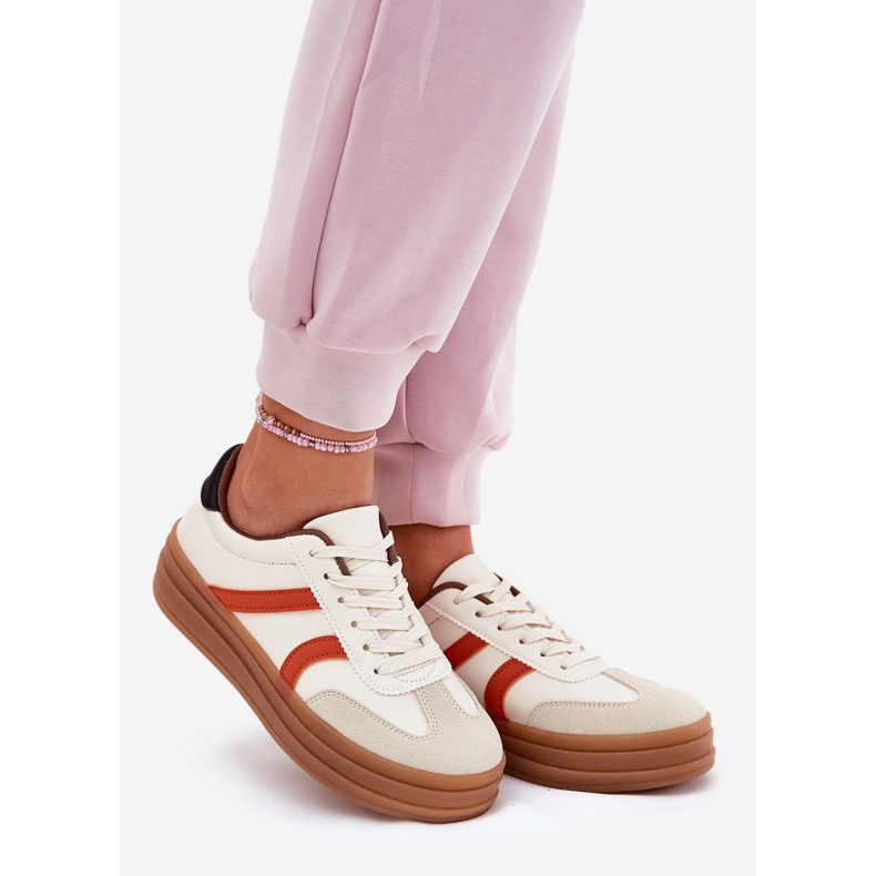 Evento Damen-Plateau-Sneaker, Beige 1
