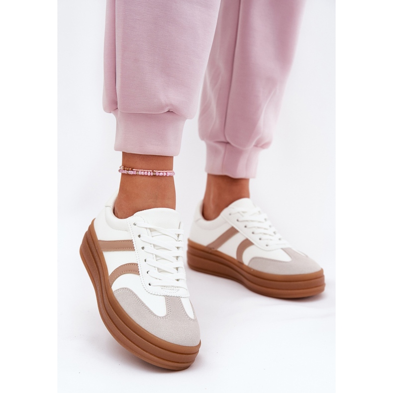 Evento Damen-Plateau-Sneaker, Weiß 2