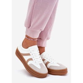 Evento Damen-Plateau-Sneaker, Weiß 1