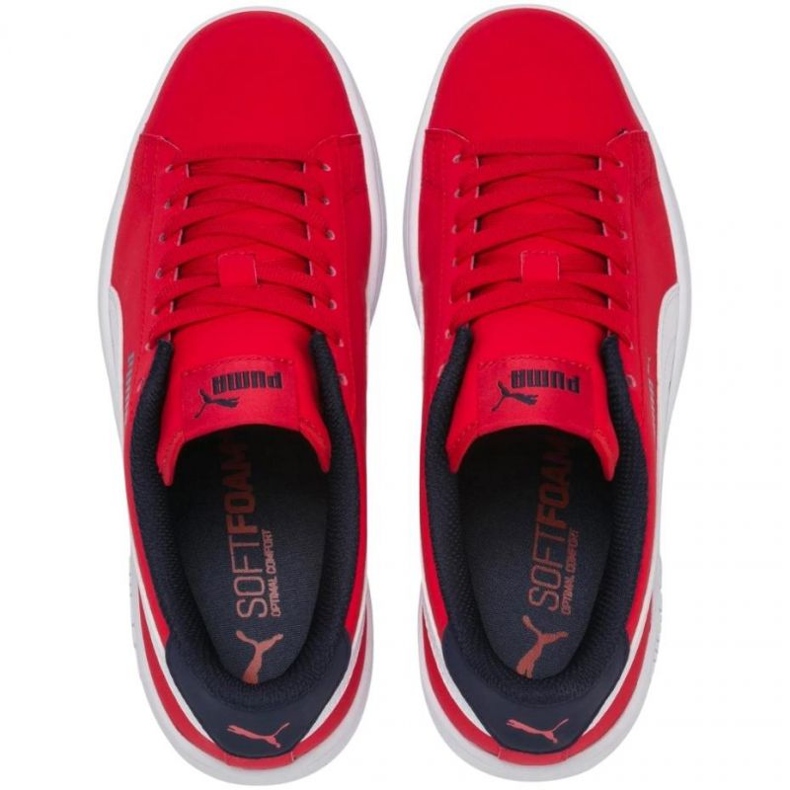 Puma Smash v2 Buck High Risk Schuhe 365182 07 rot 1
