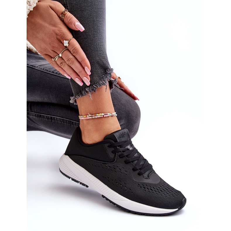 Damen Sportschuhe 4F 4FRSS24FSPOF056 Schwarz 5