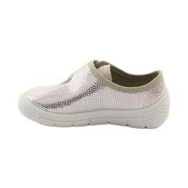 Hausschuhe Light Bottom Einlegesohle SOFT-B Befado rosa grau braun 2