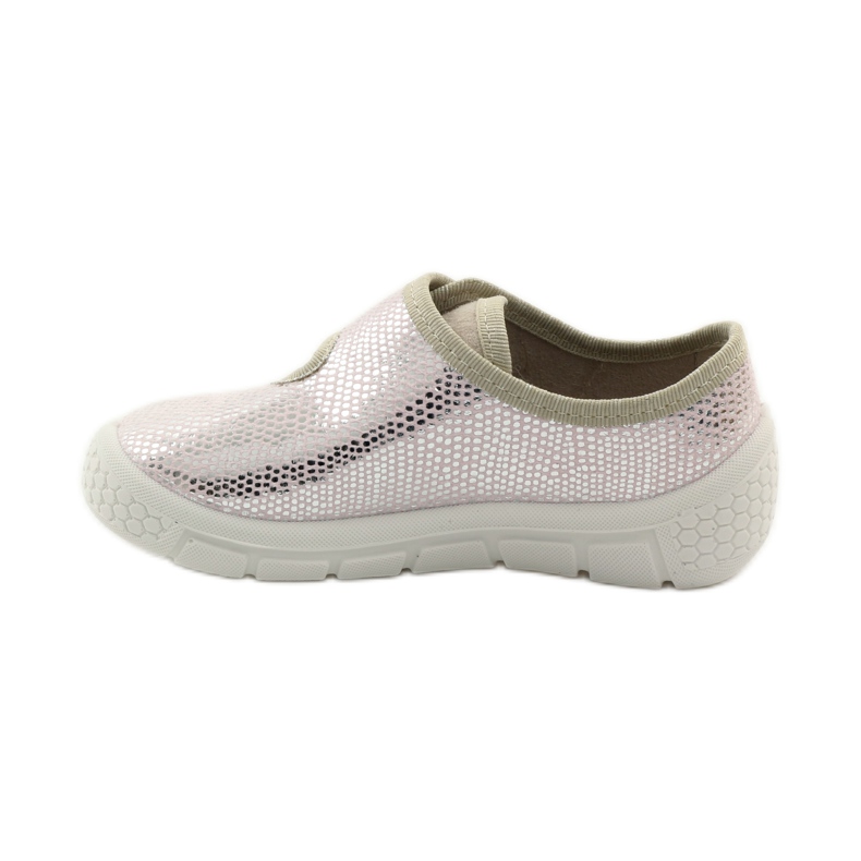 Hausschuhe Light Bottom Einlegesohle SOFT-B Befado rosa grau braun 2