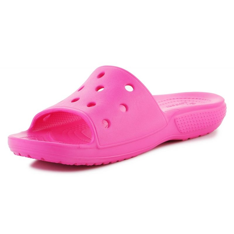 Openwork Flops Crocs Classic Slide 206121-6UB von Damen. rosa 2