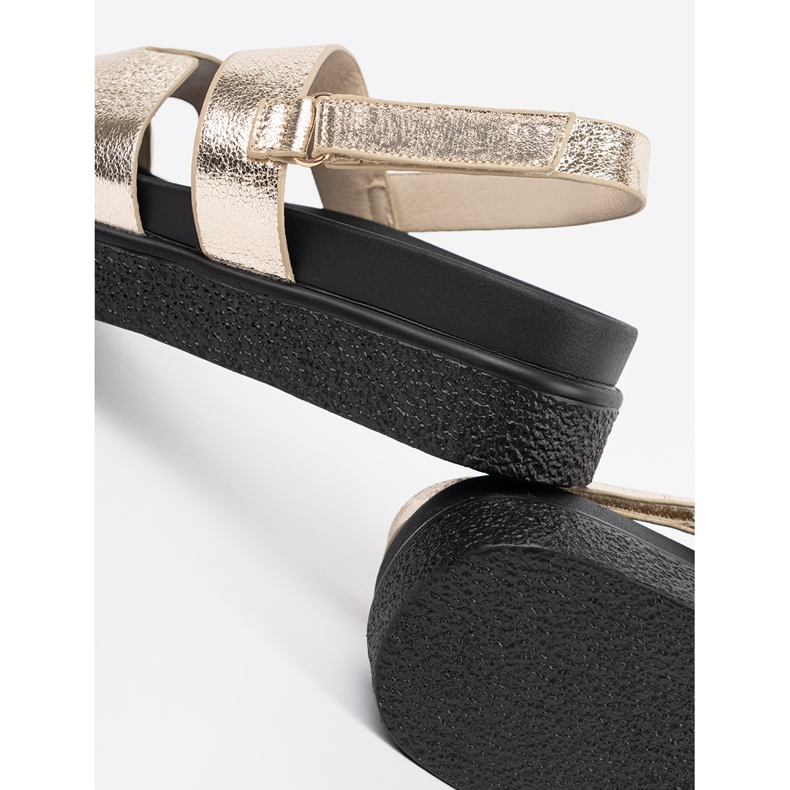 Goodin Klassische Sandalen auf der goldenen Plattform 1