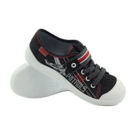 Hausschuhe Jungen Turnschuhe Befado 251y091 schwarz 3