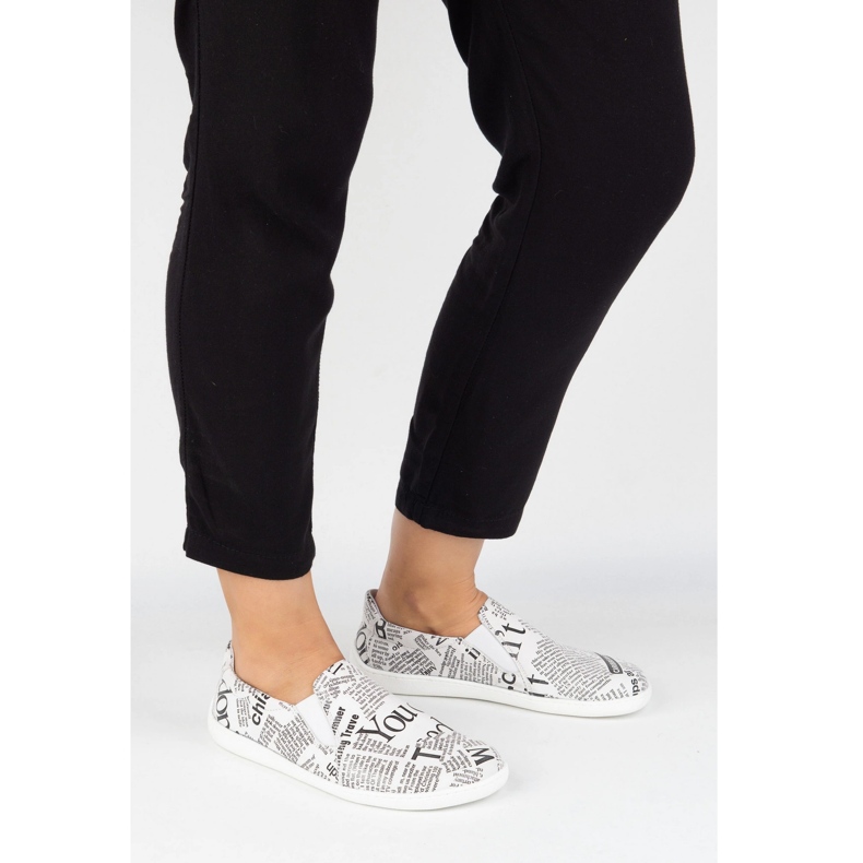 Pollonus Barfuß Lederfrauen weiß 1