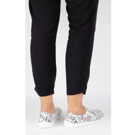 Pollonus Barfuß Lederfrauen weiß 2