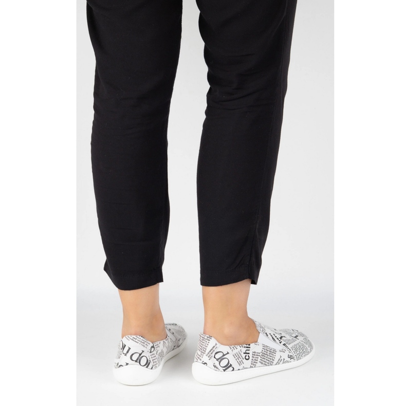 Pollonus Barfuß Lederfrauen weiß 2