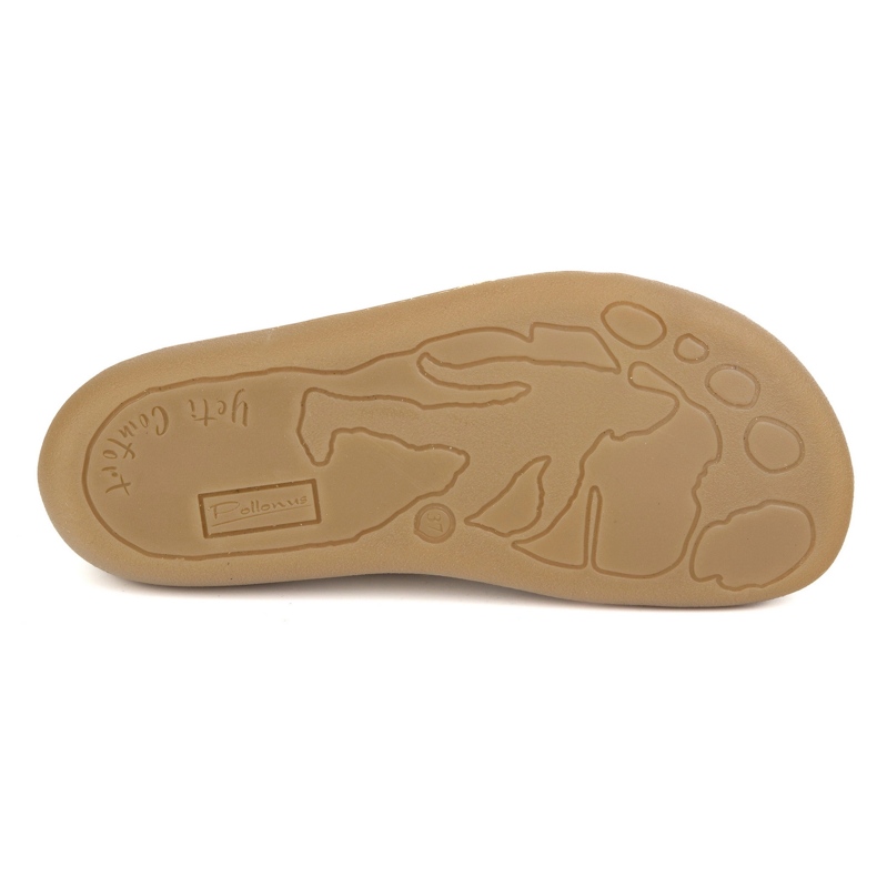 Barfuß Leder Frauenpunkte Pollonus 5-1288-024 Vanilla Verona/Perforation beige 1