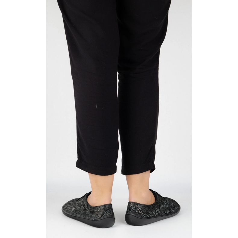 Frauen Leder Pollonus 5-1288-028 Schwarzer Schlauch 2