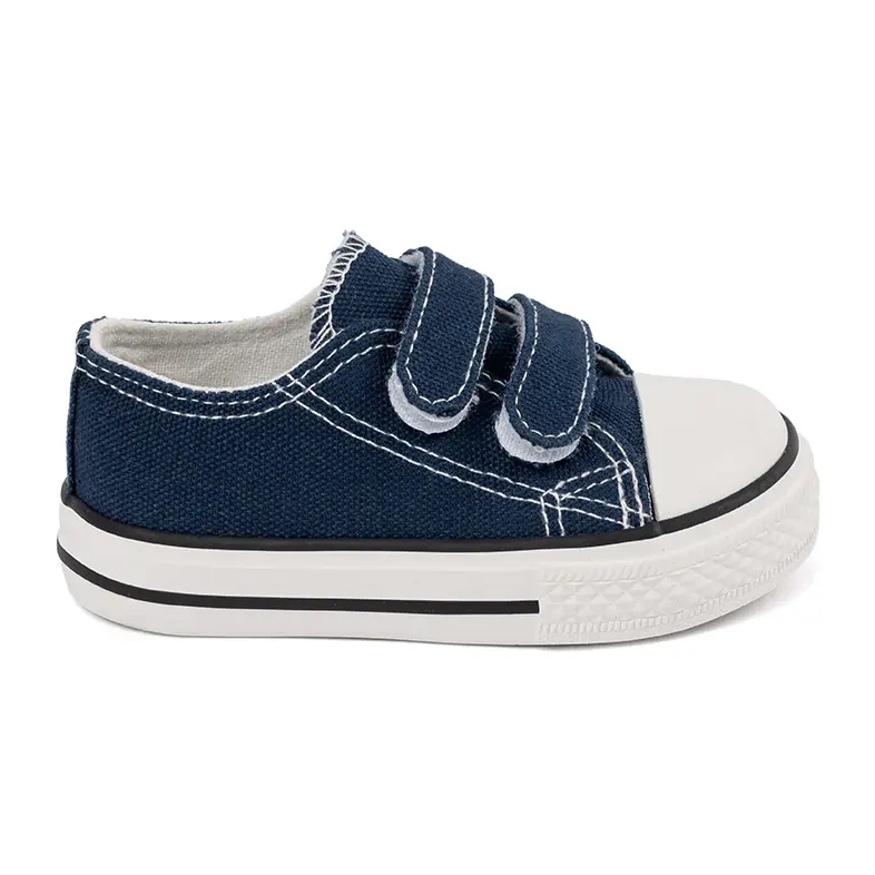 Vico Kinderturnschuhe mit Klettverschluss marineblau 1