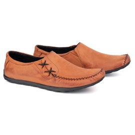 Olivier Herrenschuhe Leder -Ladungsstoffe 306kz Ziegelstein eingesetzt rot 2