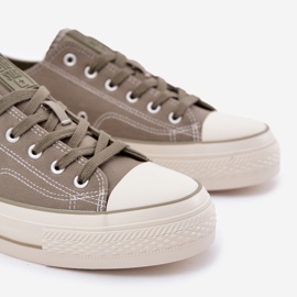 Herren -Turnschuhe auf der Big Star RR174325 -Plattform grün 2