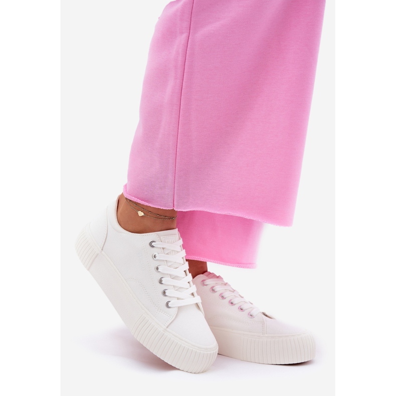 Frauenmaterial Sneaker Big Star RR274405 Weiß 1