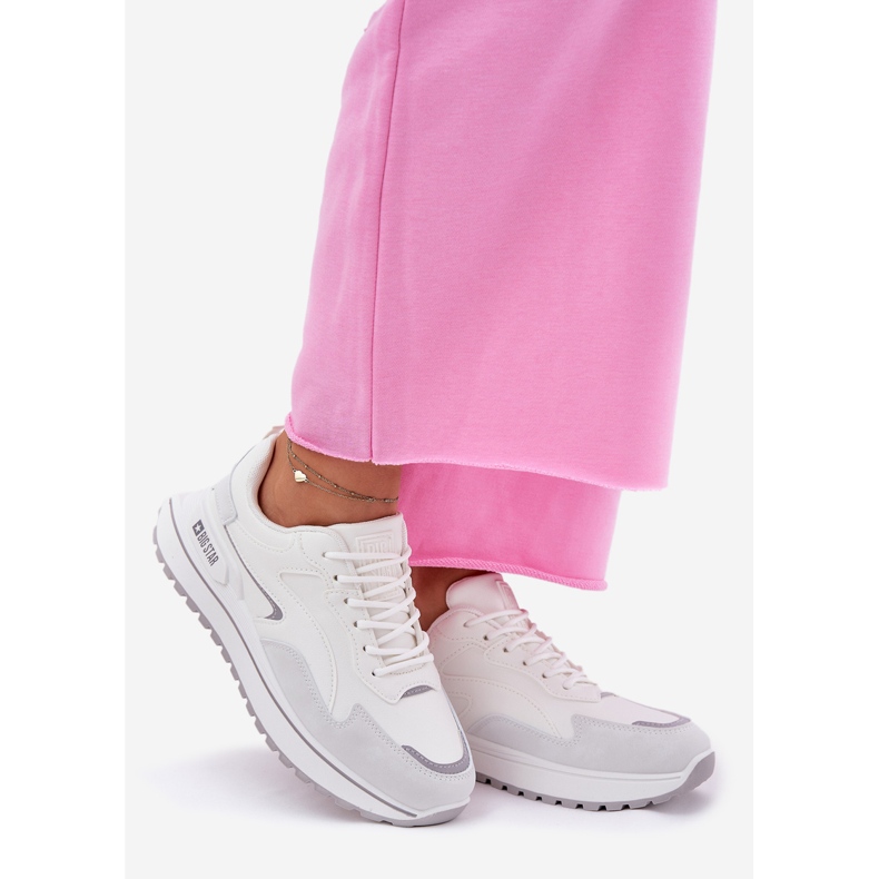 Damen-Sneaker Big Star RR274A213 Hi-Poly-System weißes System weißes System 1