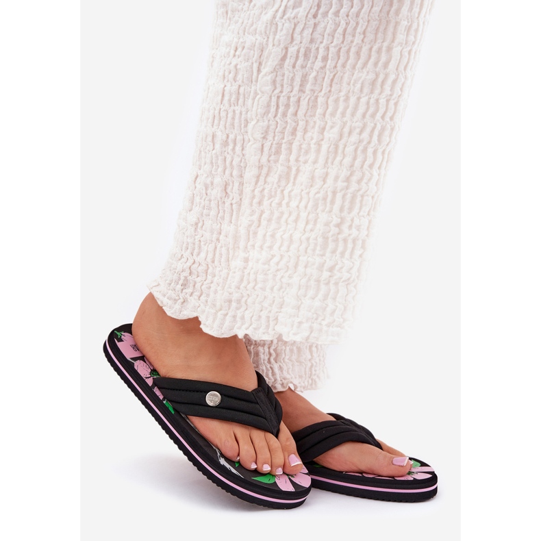 Japanische Frauen Flip Flops Big Star RR274A111 Schwarz 1