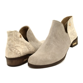 Olivier Bequeme beige Frauenstiefel 5