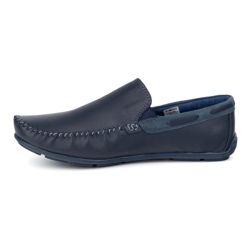 KOMODO Herrenleder -Slipper 920/K/R Marineblau 1