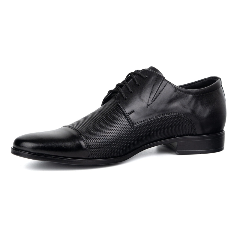 Olivier Elegante Herrenlederschuhe 288T2 Schwarz 1