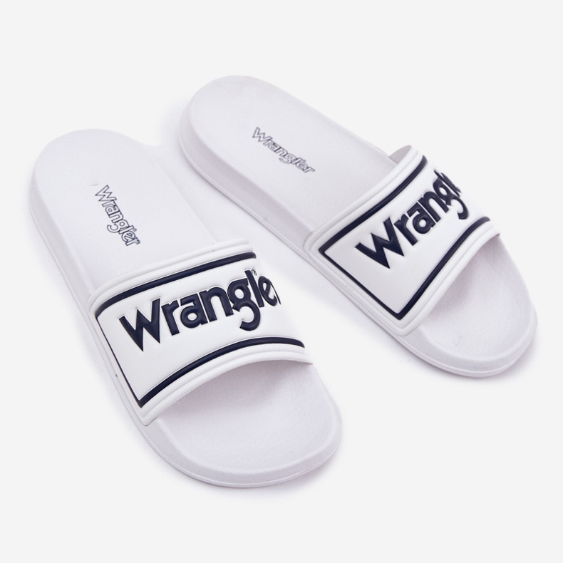 Wrangler Averell Slider Männer niedrig 20251042.1fg White Flip -Flops weiß 1