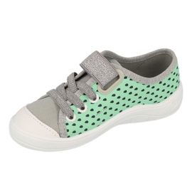 Befado Kinder-Sneaker 251x189 Grün-Grau 1