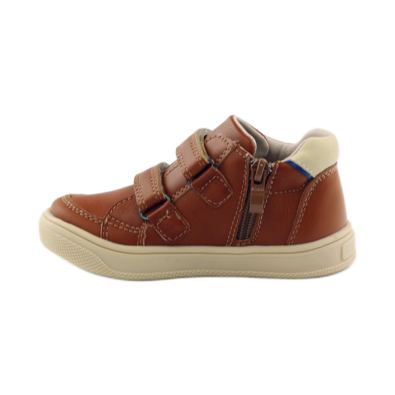 American Club American 703915 Stiefeletten aus Leder marineblau braun 2