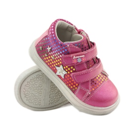 American Club Bequeme Sportschuhe mit dem Stern American 703925 rosa 3