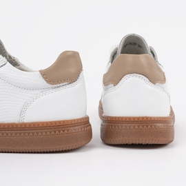 Weiße Turnschuhe Frauen Leder Sergio Leone 1