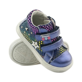 American Club Bequeme Sportschuhe mit dem Stern American 703925 navy blau 3