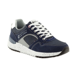 American Club Amerikanische 703039 Turnschuhe weiß navy blau 1
