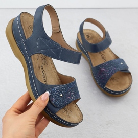 Evento Frauensandalen für Klettveranstalter 8988 blau 1