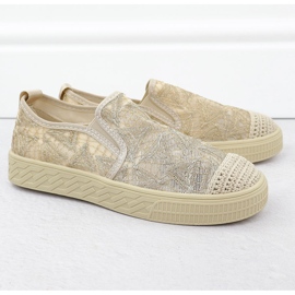 ARTIKER Frauen Espadrilles mit Spitze Beige Artker 56C2127 eingeführt 2