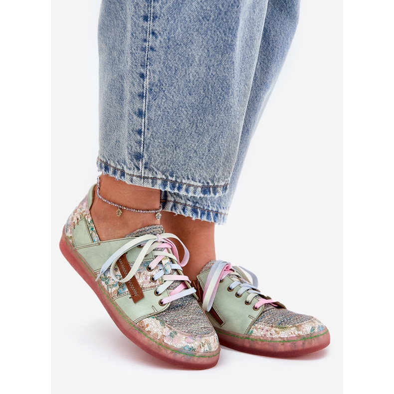 Frauen Lederschuhe Maciejka 06791-09 Hellgrün 1