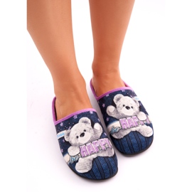 Damenschuhe mit einem inblu GF000025 Marineblau 2