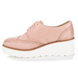 Seastar Keilabsatz aus Wildleder rosa 1