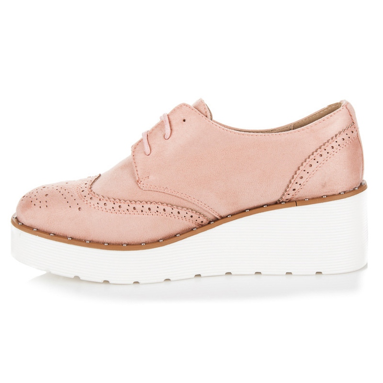 Seastar Keilabsatz aus Wildleder rosa 1