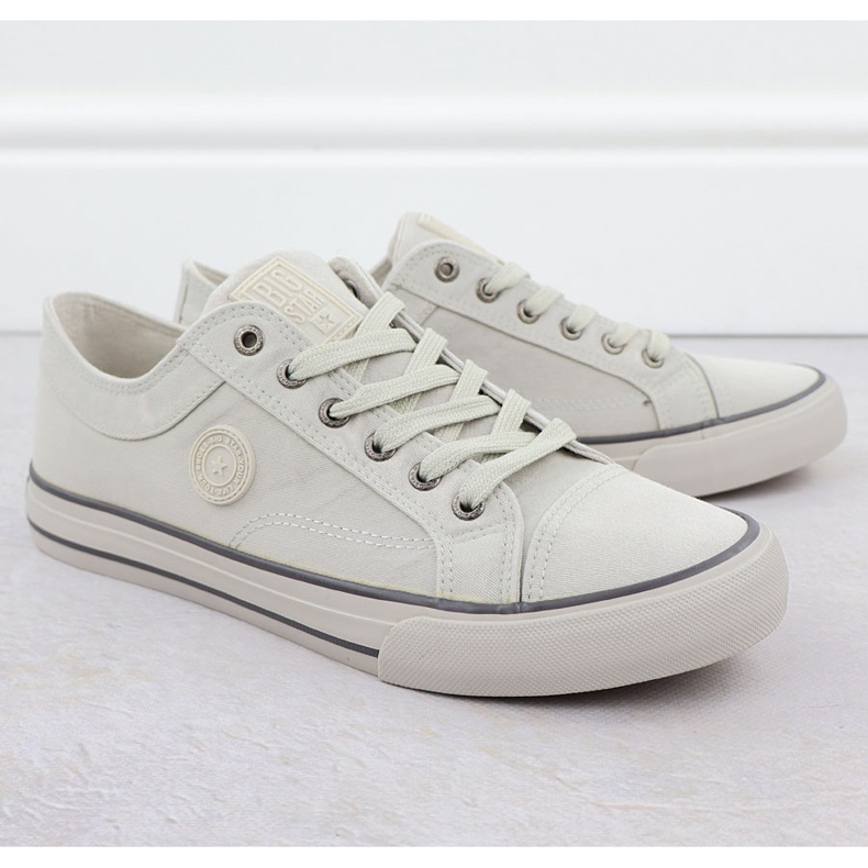 Herren Textile Sneakers Grey Big Star RR174341 grau 1