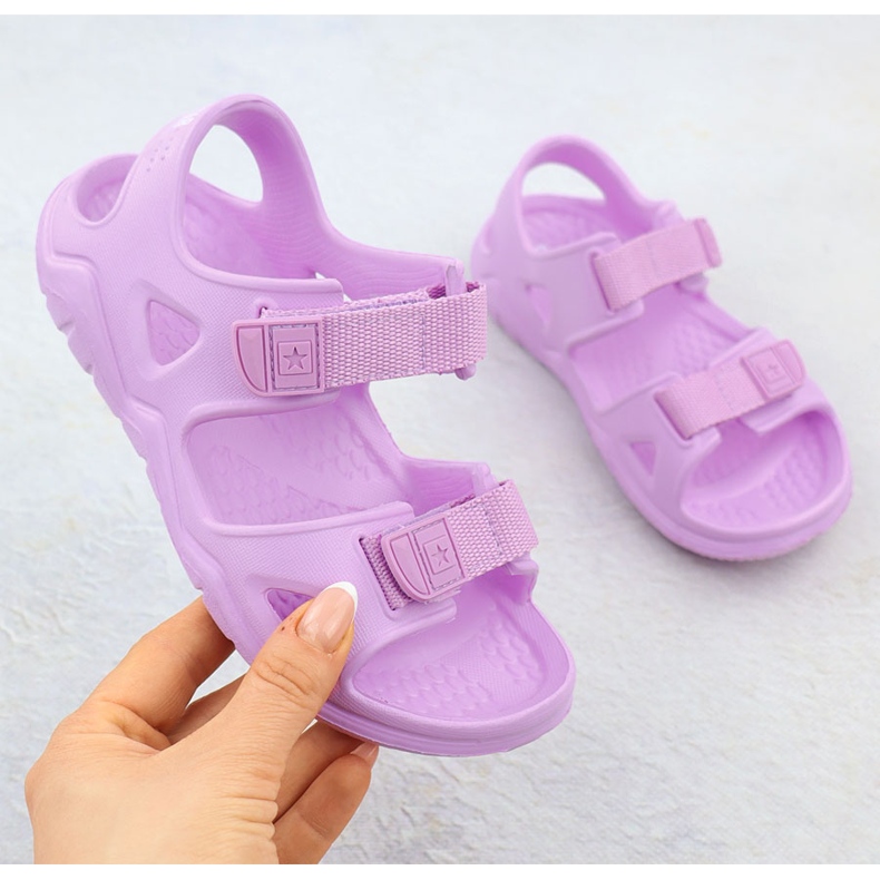 Big Star RR374516 Klaviersandalen violett 1