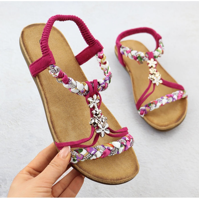 Frauen bequeme Sandalen rosa Artikern 56C1314 1