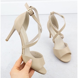 Frauensandalen auf dem Hey Beige Sergio Leone SK432 1