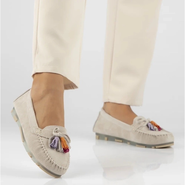 Filippo DP6136/25 sein Leder -Laibers sein beige 2