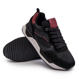 Herren-Sneaker Memory Foam System Big Star NN174350 Schwarz 4