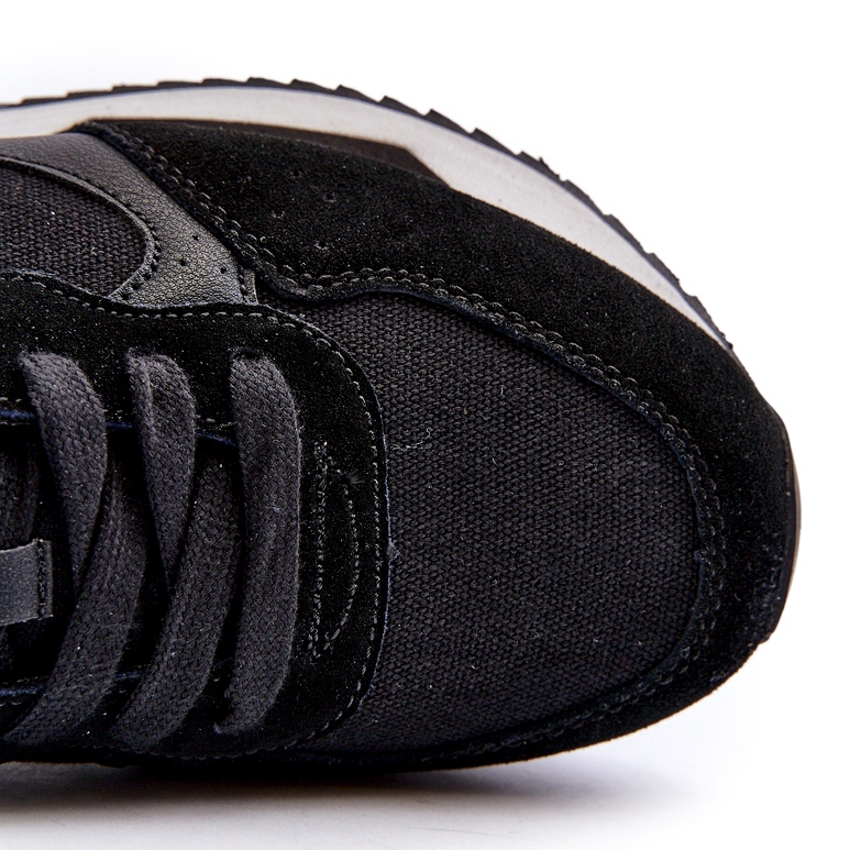 Herren-Sneaker Memory Foam System Big Star NN174350 Schwarz 2