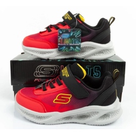 Skechers S Lights-Metteor 401495n/RDBK-Schuhe rot 9