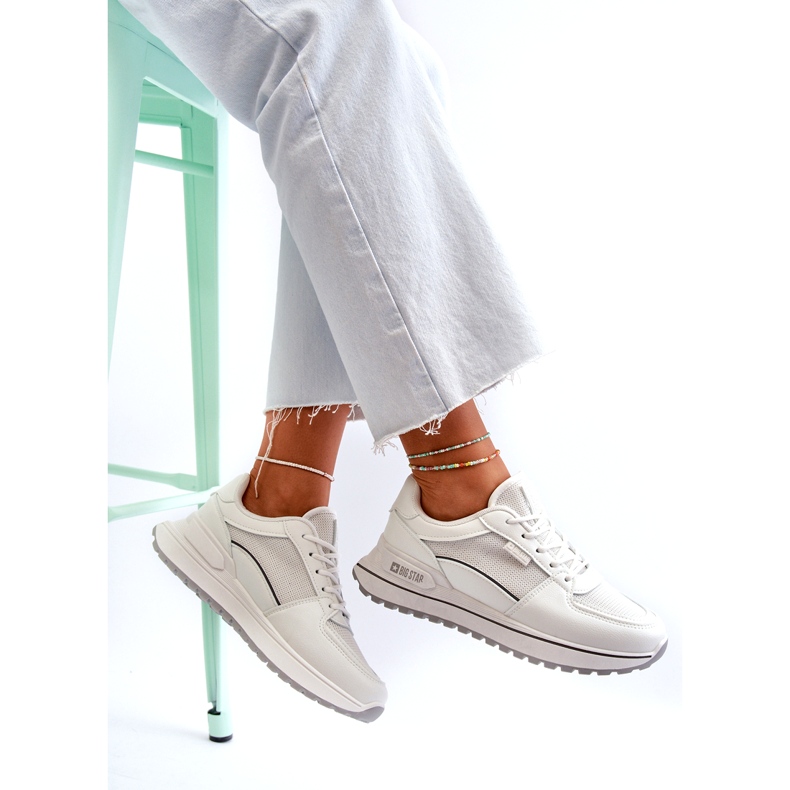 Big Star Damen Sneakers NN274A089 Weiß 4