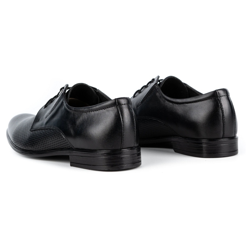 Olivier Elegante Herren Lederschuhe 302T3 schwarz 5