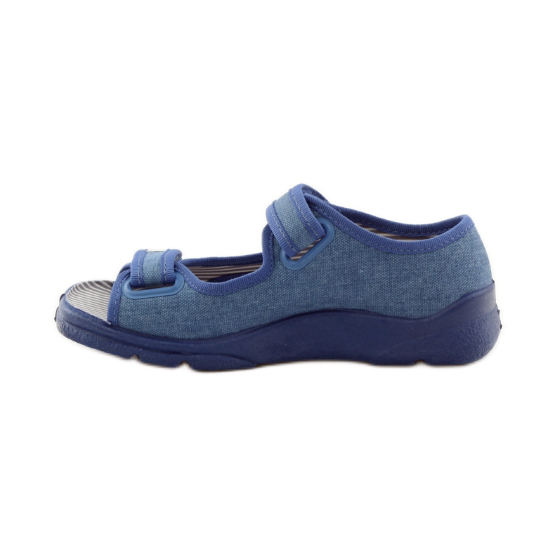 Sandalen, Hausschuhe Befado 113y010 blau 2